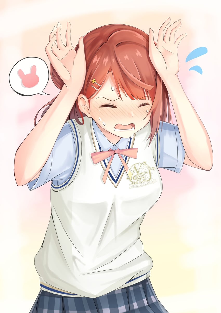 uehara ayumu (love live! and 1 more) drawn by kimura_mitsuki