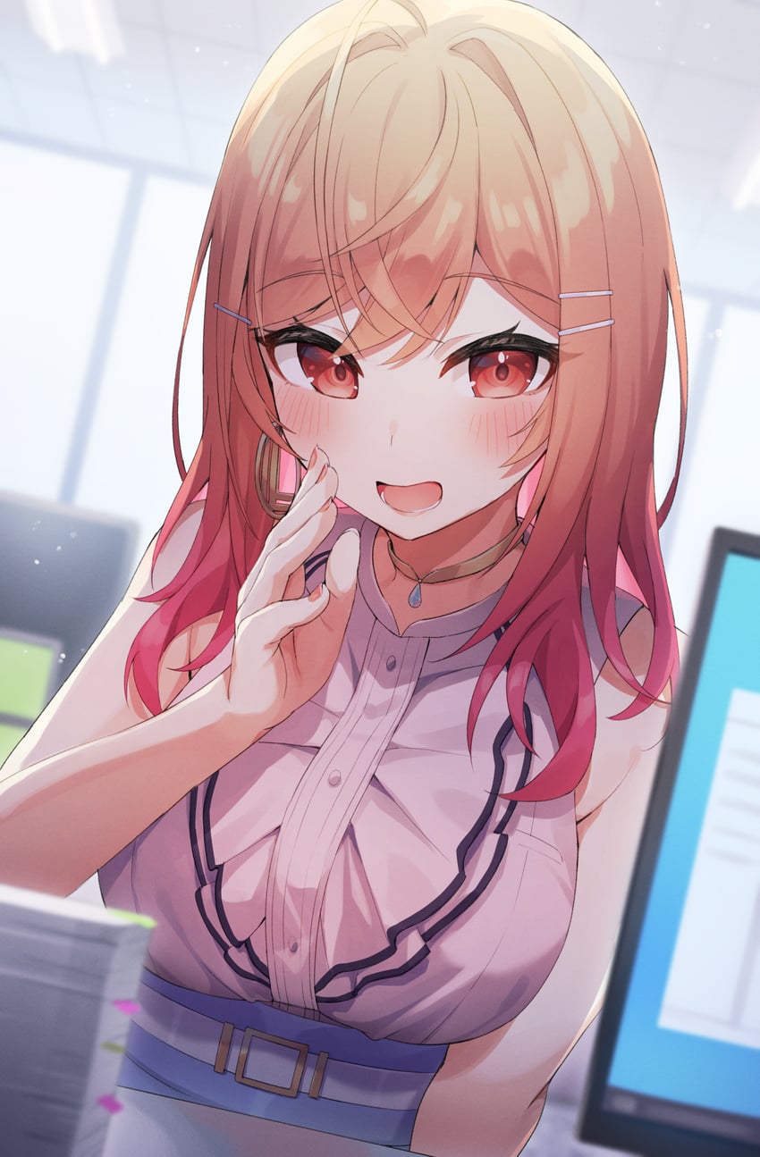 ichijou ririka (hololive and 1 more) drawn by fragir
