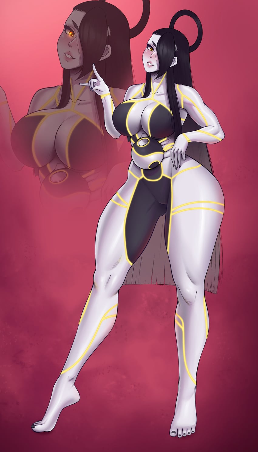 female seth (street fighter and 1 more) drawn by fraankyy