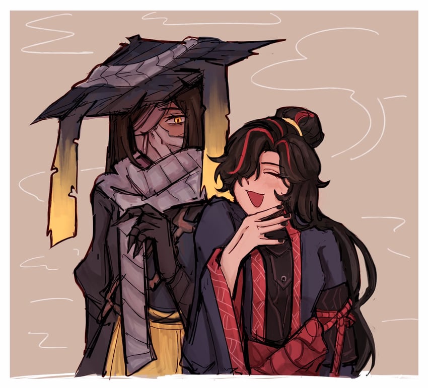 zigong and zilu (project moon and 1 more) drawn by krauuu003