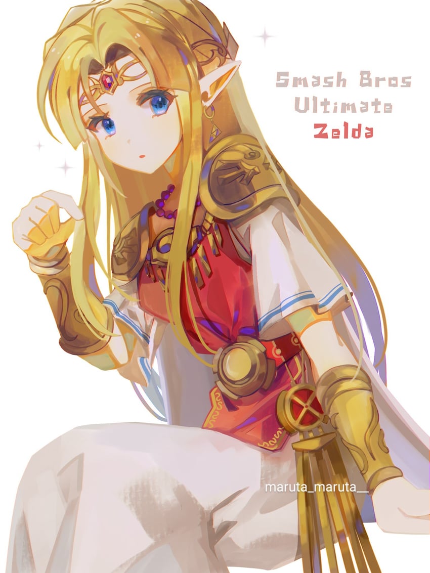 princess zelda (the legend of zelda and 2 more) drawn by maruta_maruta