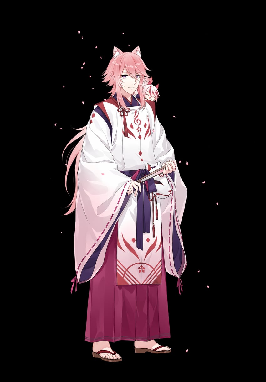 yae sakura, rin, and higokumaru (honkai and 1 more)