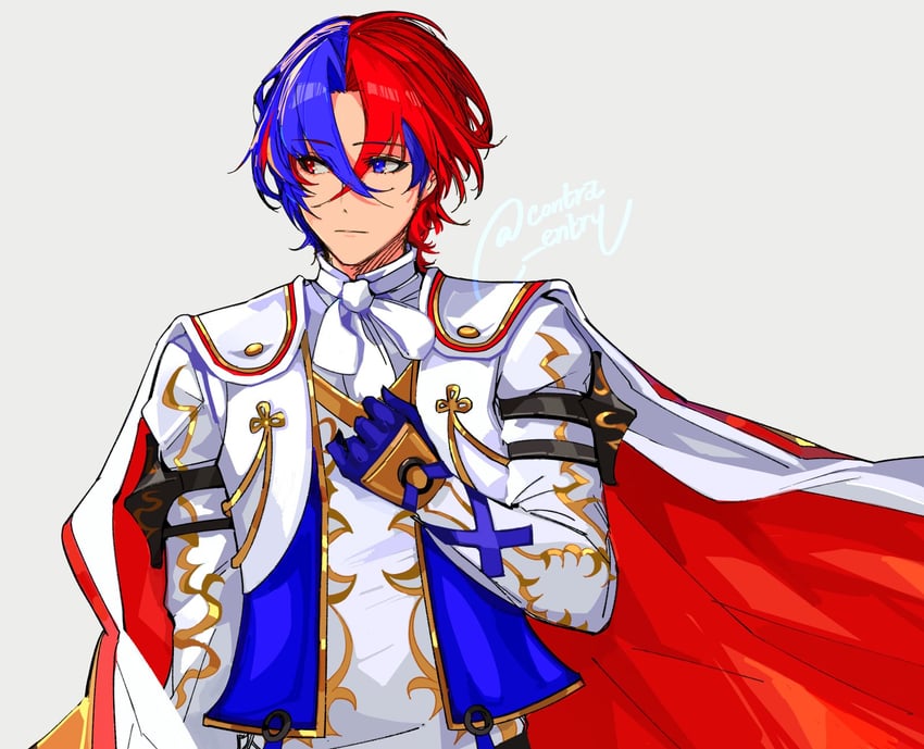 male alear (fire emblem and 1 more) drawn by lamb_(contra_entry)