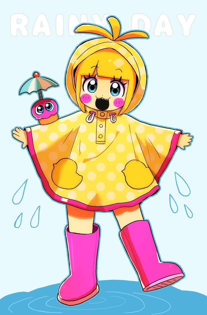 toy chica and cupcake (five nights at freddy's and 1 more) drawn by minami_(mnm-kyk)