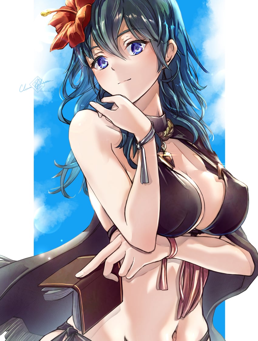 female byleth (fire emblem and 2 more) drawn by clear_glass_(mildmild1311)