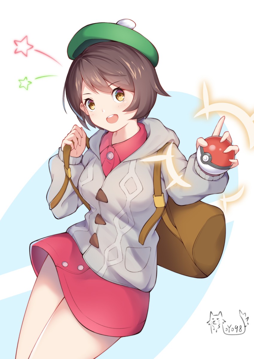 gloria (pokemon and 1 more) drawn by oyo98