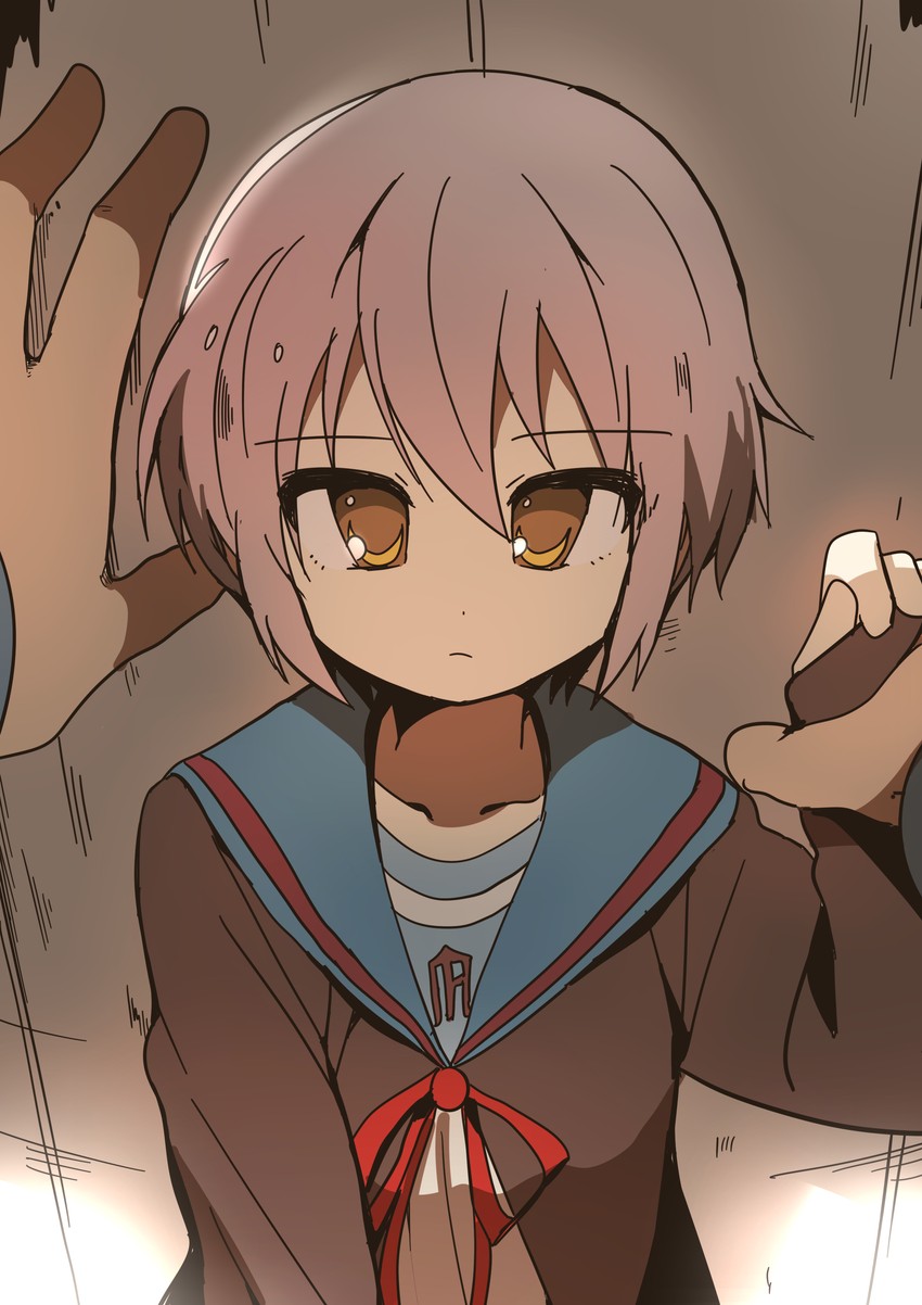 nagato yuki (suzumiya haruhi no yuuutsu) drawn by luke_(dydansgur)
