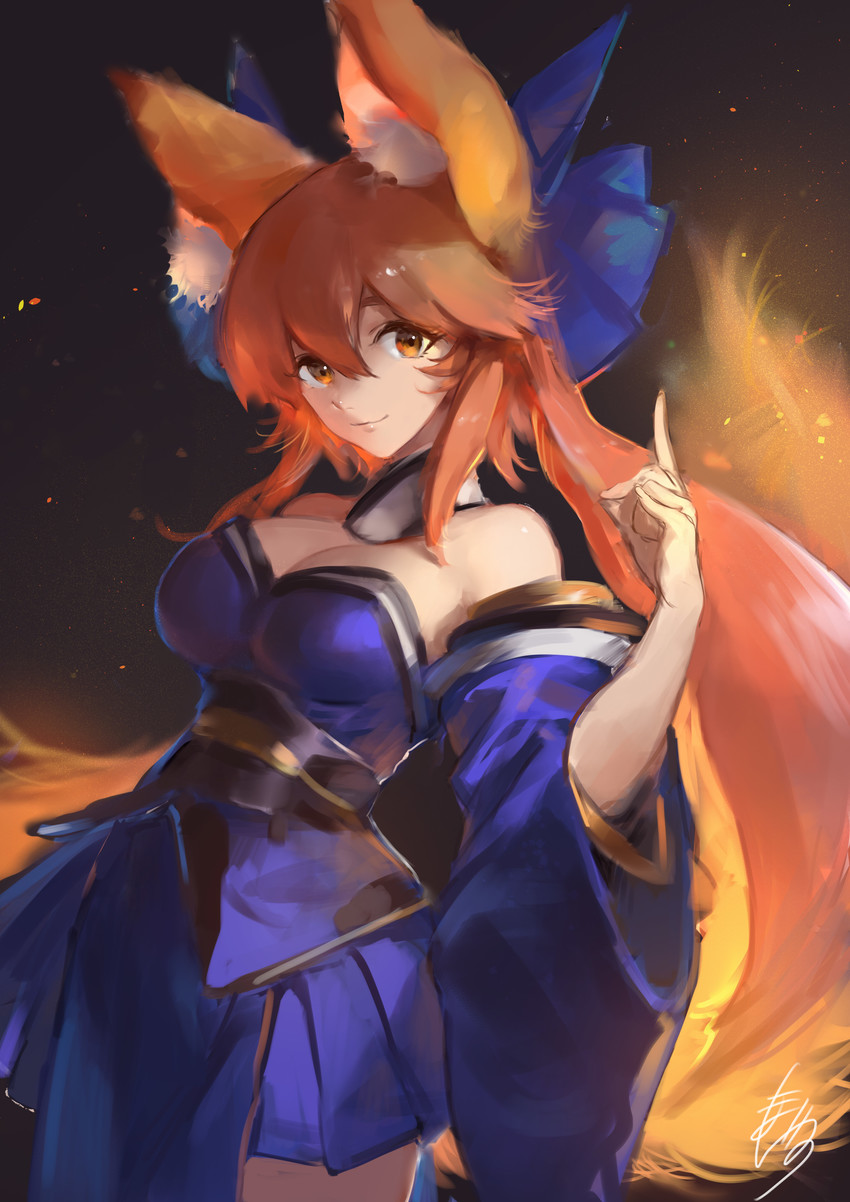 tamamo and tamamo no mae (fate and 1 more) drawn by hoojiro