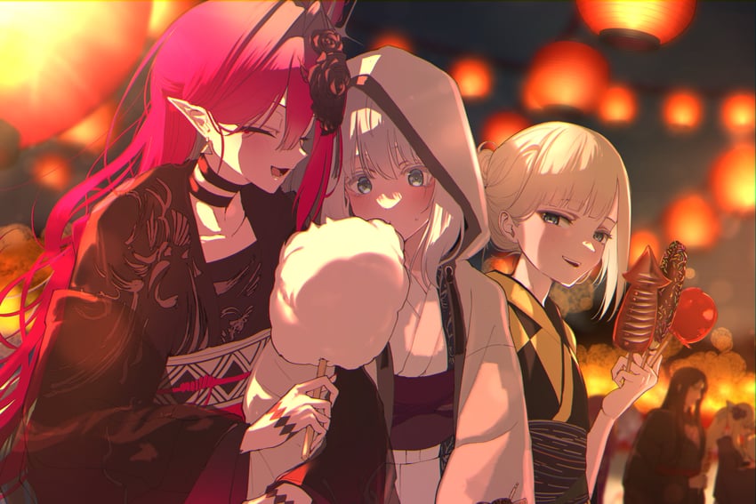 morgan le fay, waver velvet, reines el-melloi archisorte, lord el-melloi ii, gray, and 1 more (fate and 1 more) drawn by shitsugaikotsu