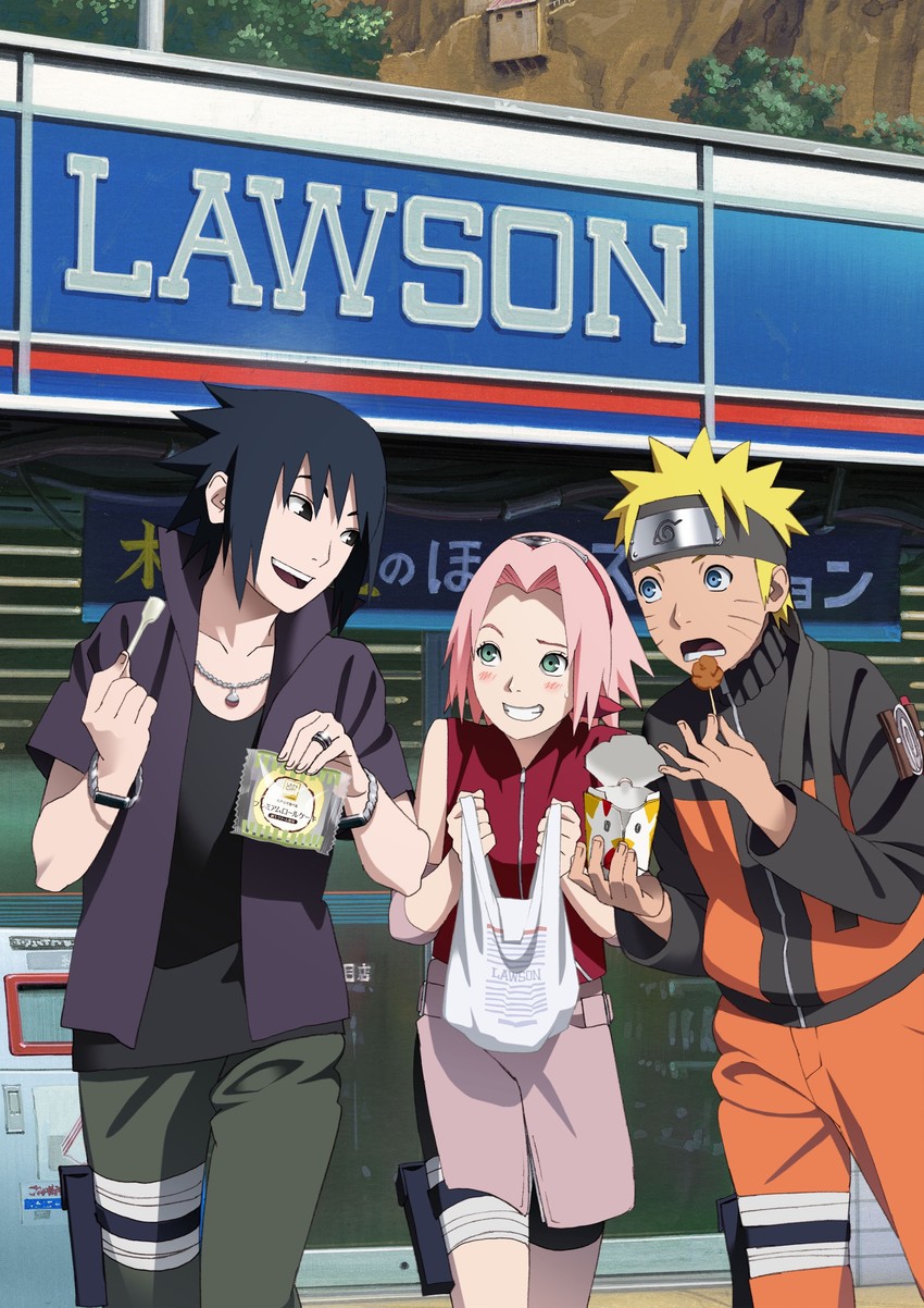 haruno sakura, uzumaki naruto, and uchiha sasuke (naruto and 3 more)