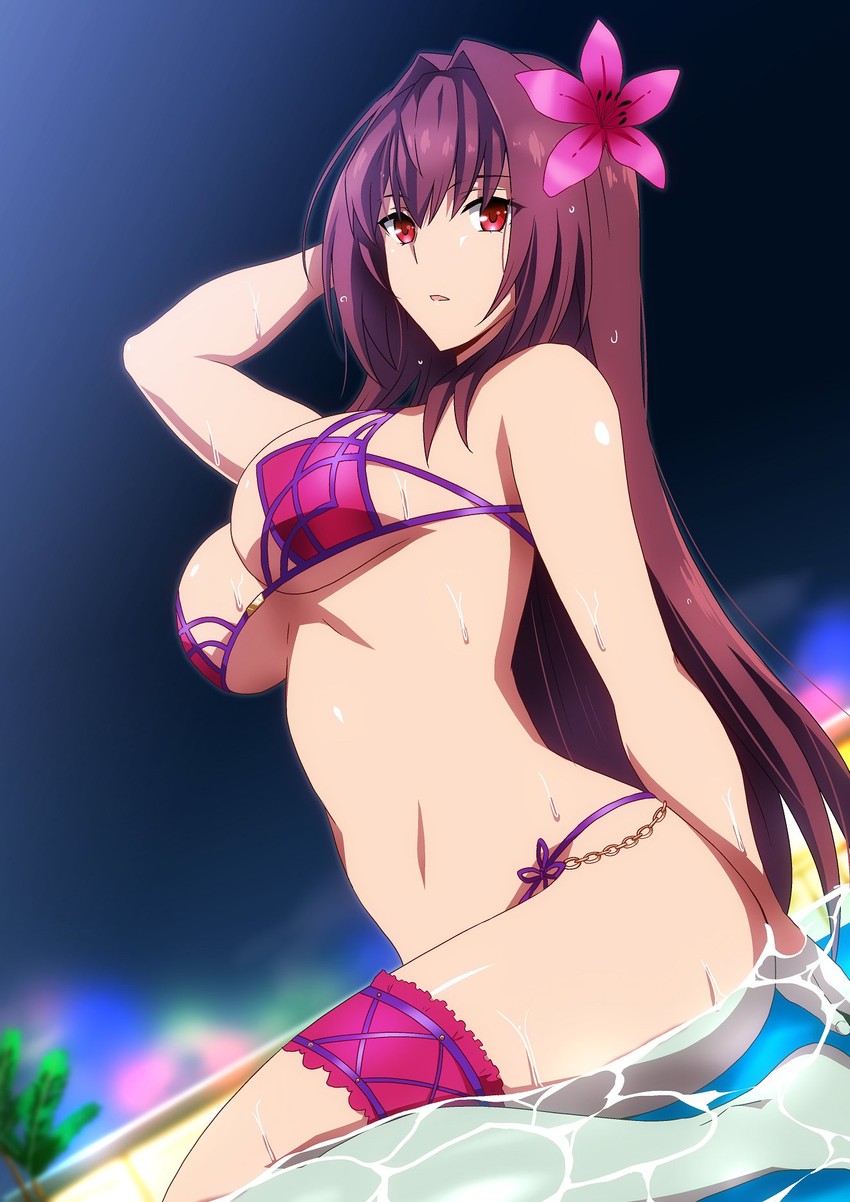scathach (fate and 1 more) drawn by hara_(harayutaka)