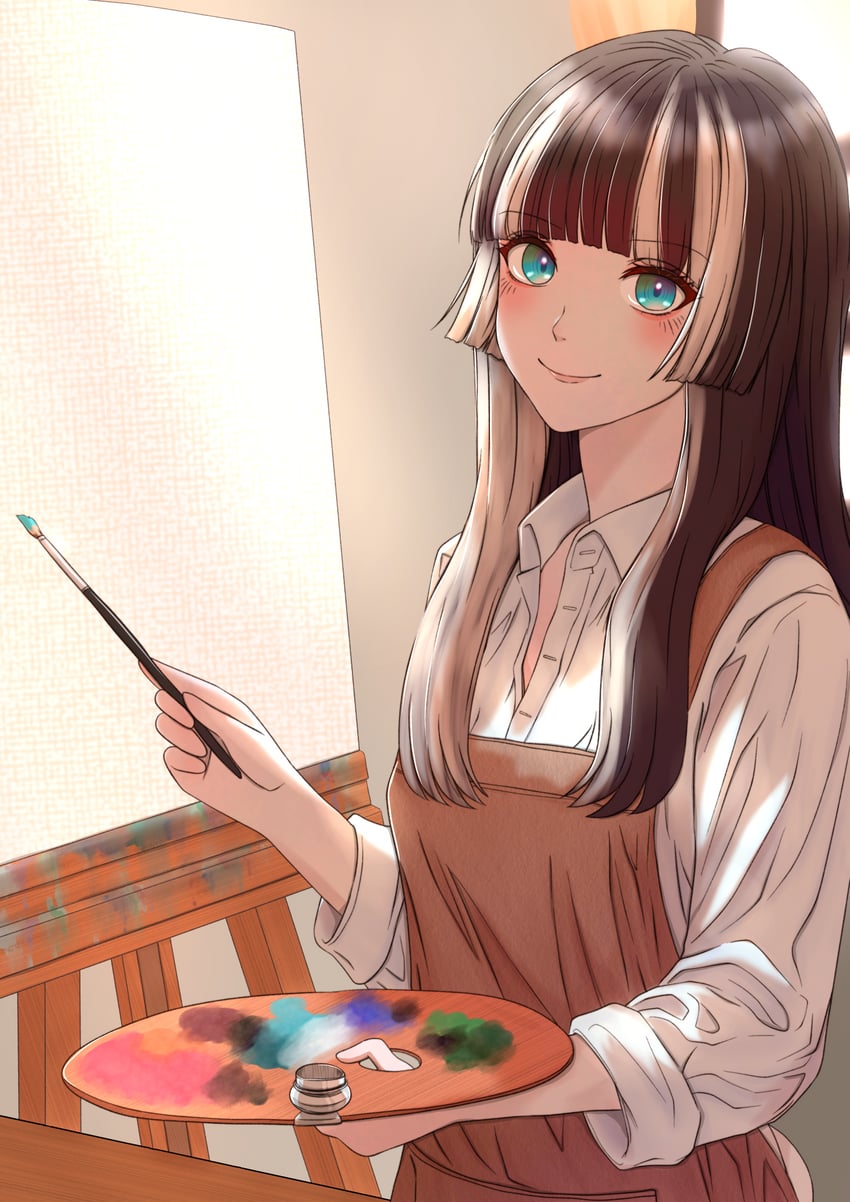 juufuutei raden (hololive and 1 more) drawn by mikan_mizu
