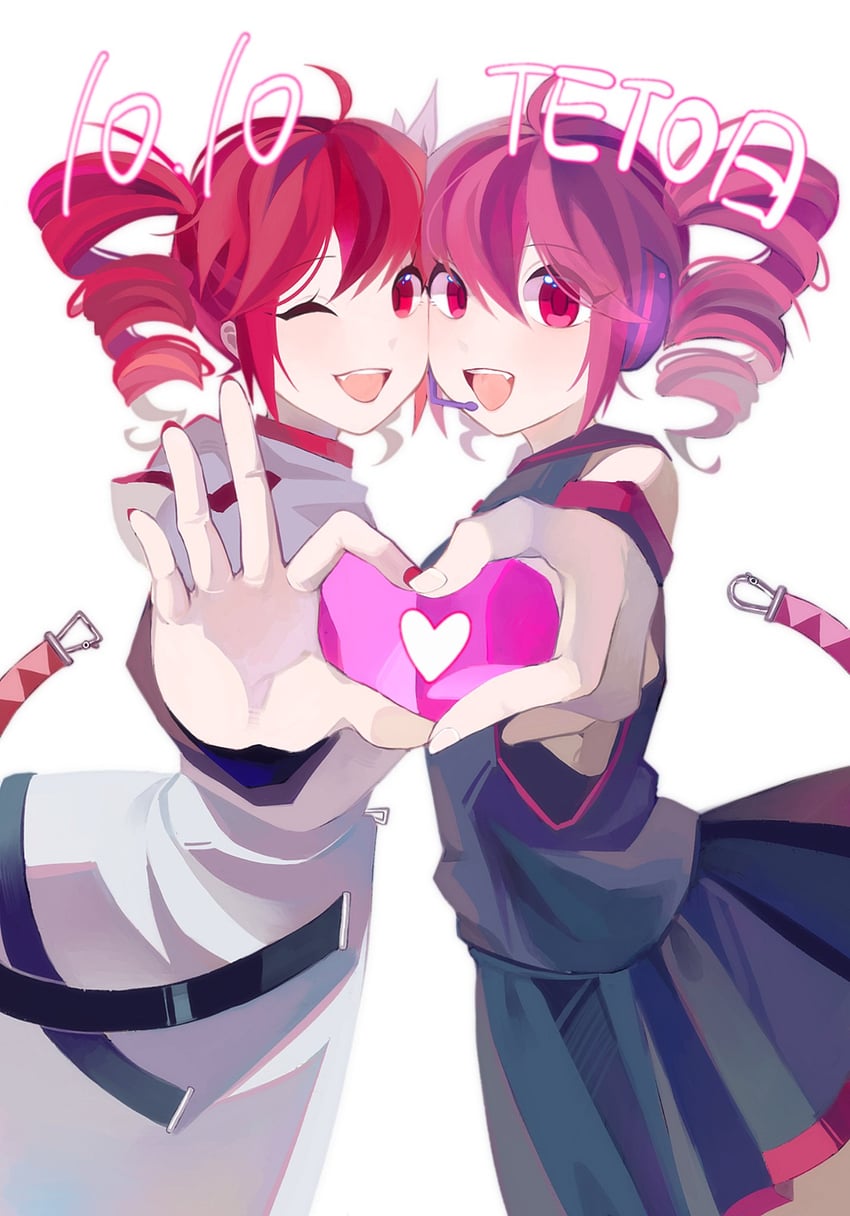 kasane teto (utau and 1 more) drawn by akiham