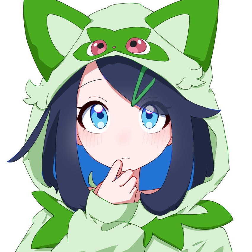 sprigatito and liko (pokemon and 1 more) drawn by seiun_(hoshigumo_72)