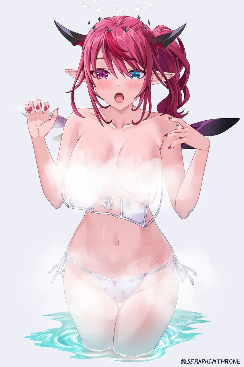irys (hololive and 1 more) drawn by seraphim_throne