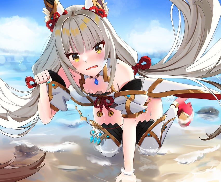 nia (xenoblade chronicles and 1 more) drawn by shitomu1