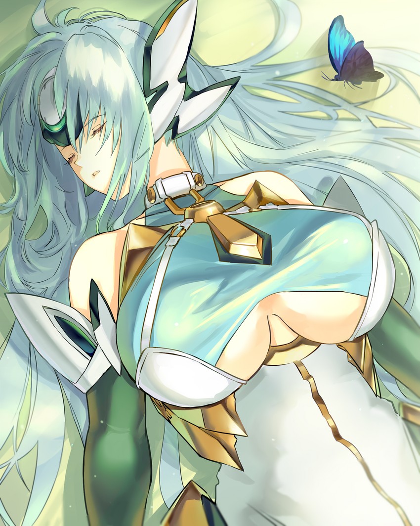 kos-mos (xenosaga and 1 more) drawn by negresco