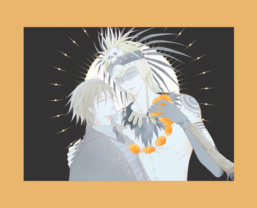 tezcatlipoca and daybit sem void (fate and 1 more) drawn by suica7777777
