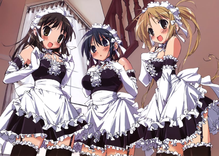 sawatari izumi, sawatari mitsuki, and kurauchi anna (kore ga watashi no goshujin-sama) drawn by takamura_kazuhiro