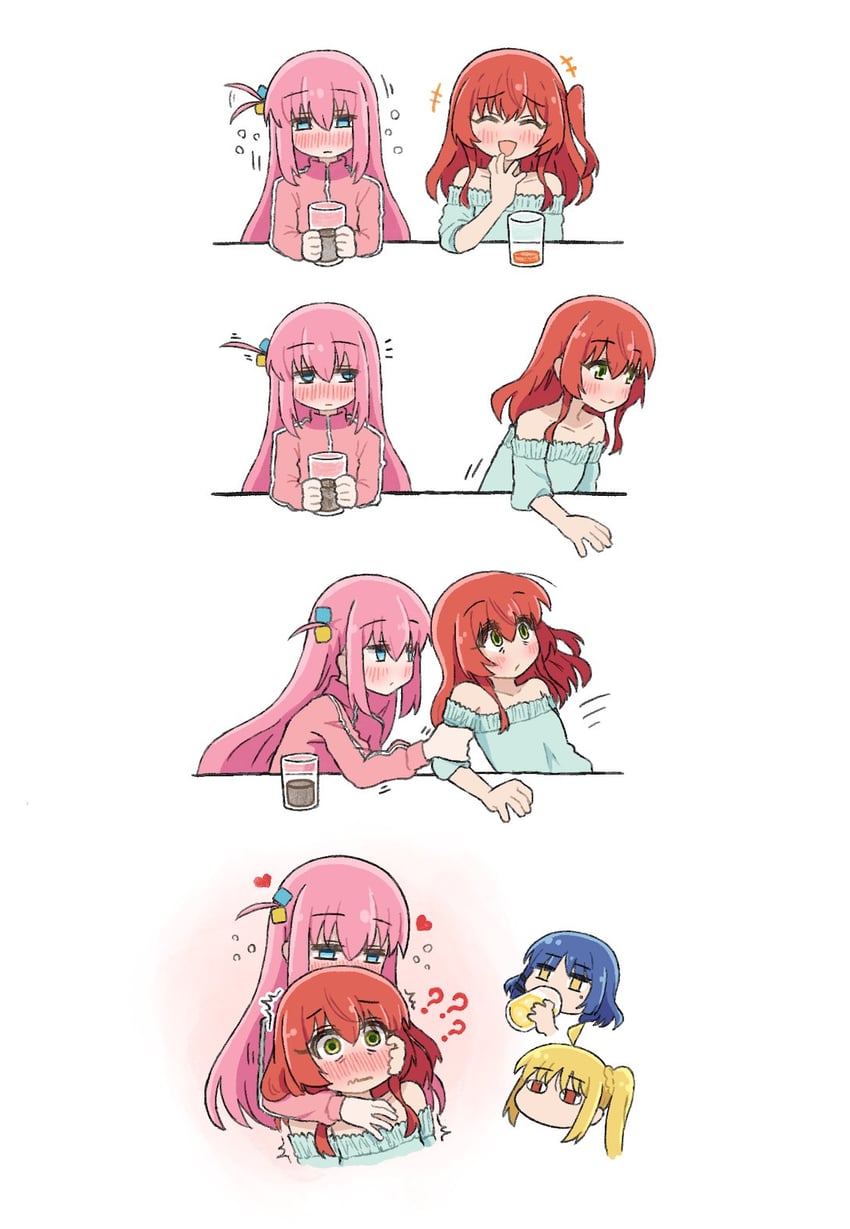 gotoh hitori, kita ikuyo, ijichi nijika, and yamada ryo (bocchi the rock!) drawn by tsw74194938