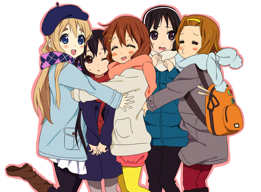 akiyama mio, hirasawa yui, tainaka ritsu, and kotobuki tsumugi (k-on! and 1 more) drawn by pitoo