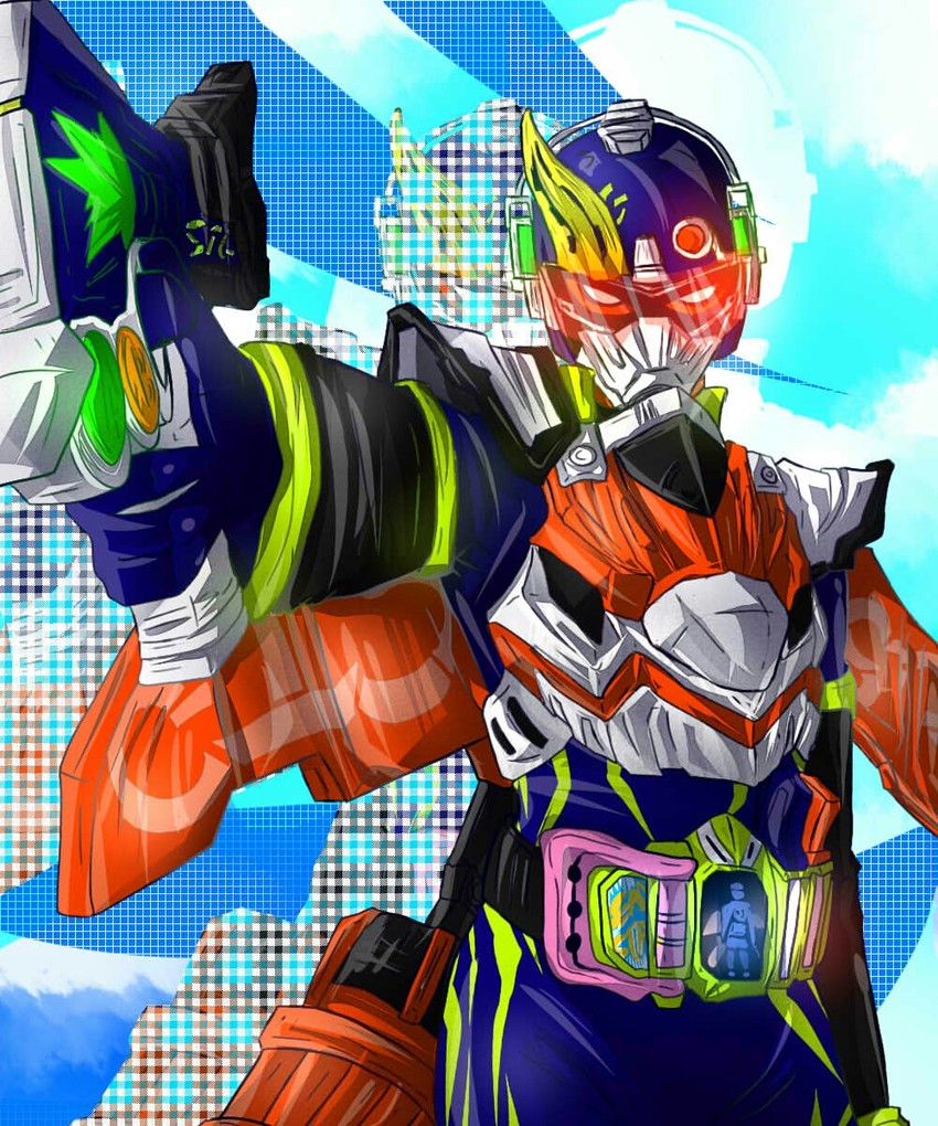 kamen rider snipe and bang bang shooting level 2 (kamen rider and 1 more) drawn by kanako_suddenly