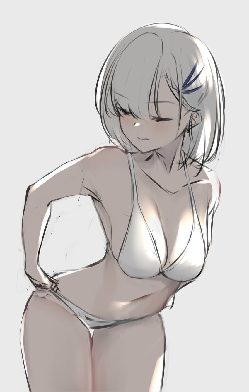 pavolia reine (hololive and 1 more) drawn by robbilgigih