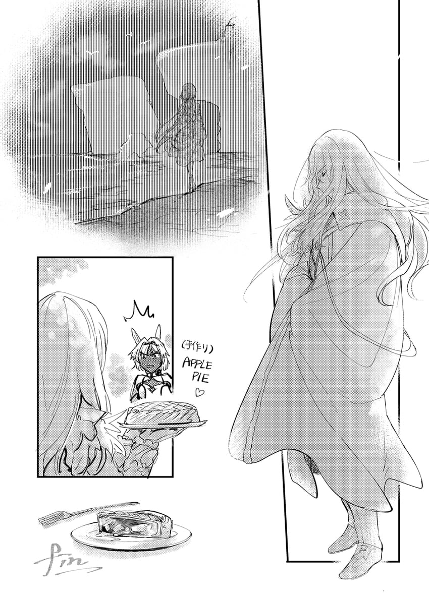 caenis and kirschtaria wodime (fate and 1 more) drawn by aki_(neyuki41028)