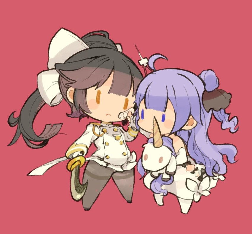 unicorn and takao (azur lane) drawn by mota