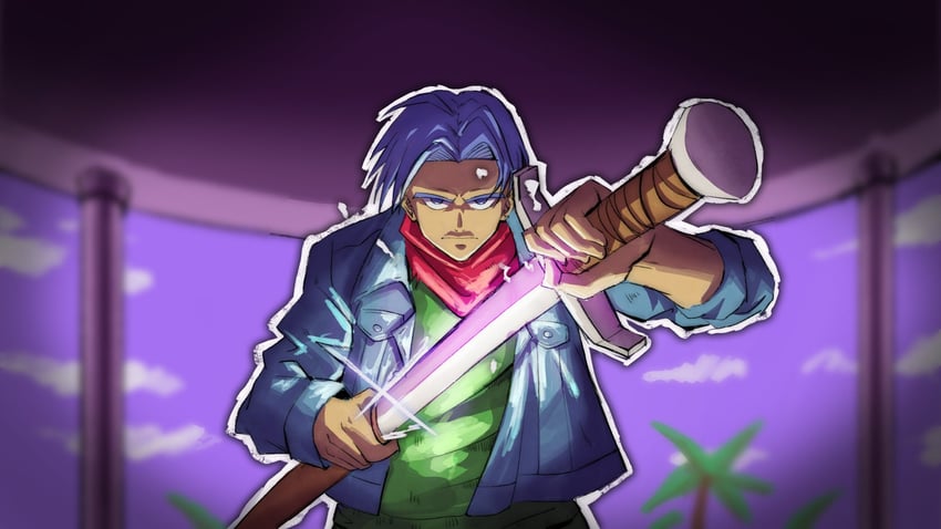 trunks (dragon ball and 2 more) drawn by zerooart