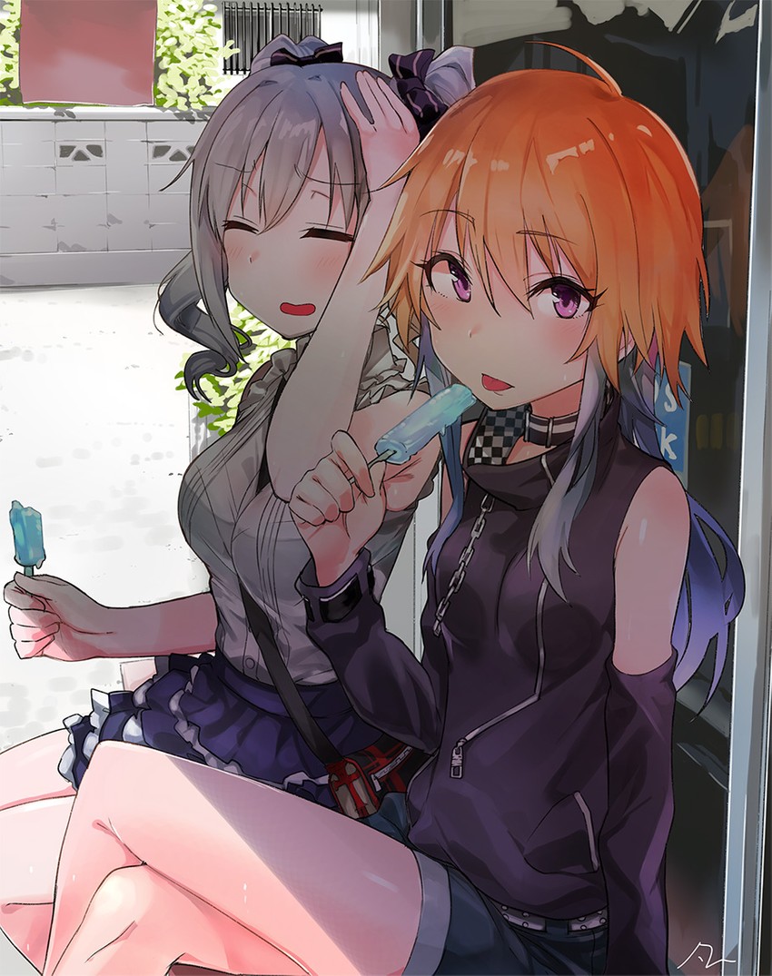 kanzaki ranko and ninomiya asuka (idolmaster and 1 more) drawn by yanngoto