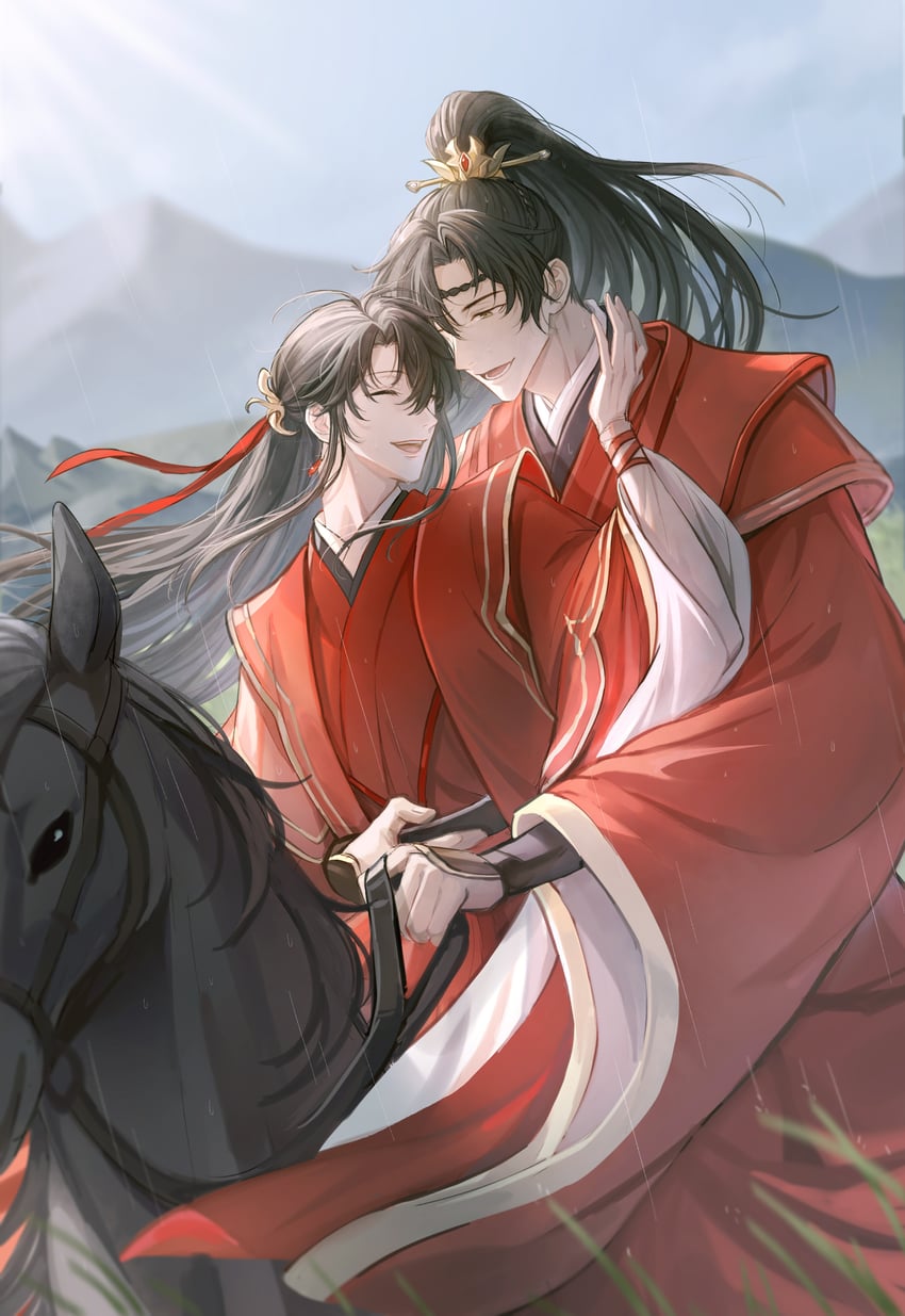 shen zechuan and xiao chiye (qiang jin jiu) drawn by jiayi_yeya