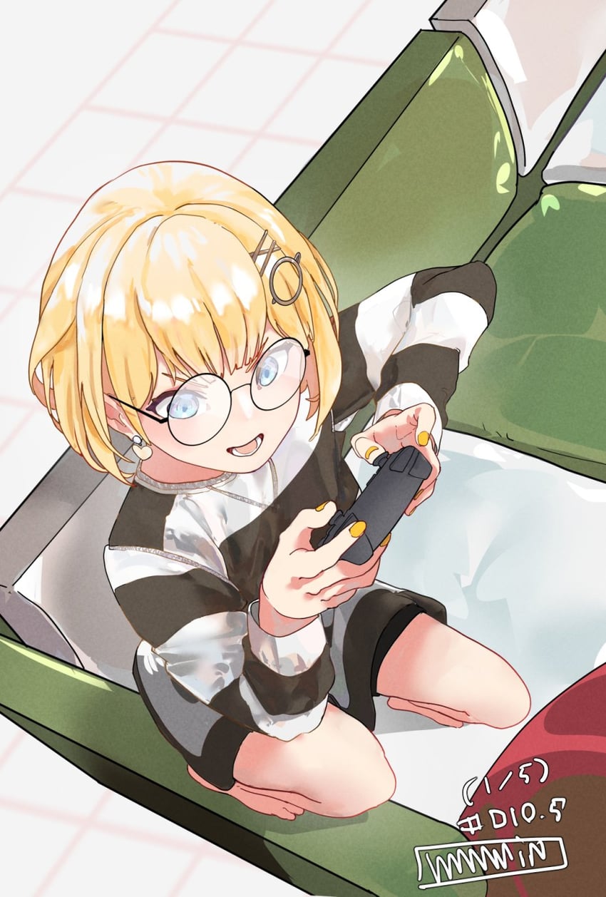watson amelia (hololive and 1 more) drawn by vvvvvvvvin