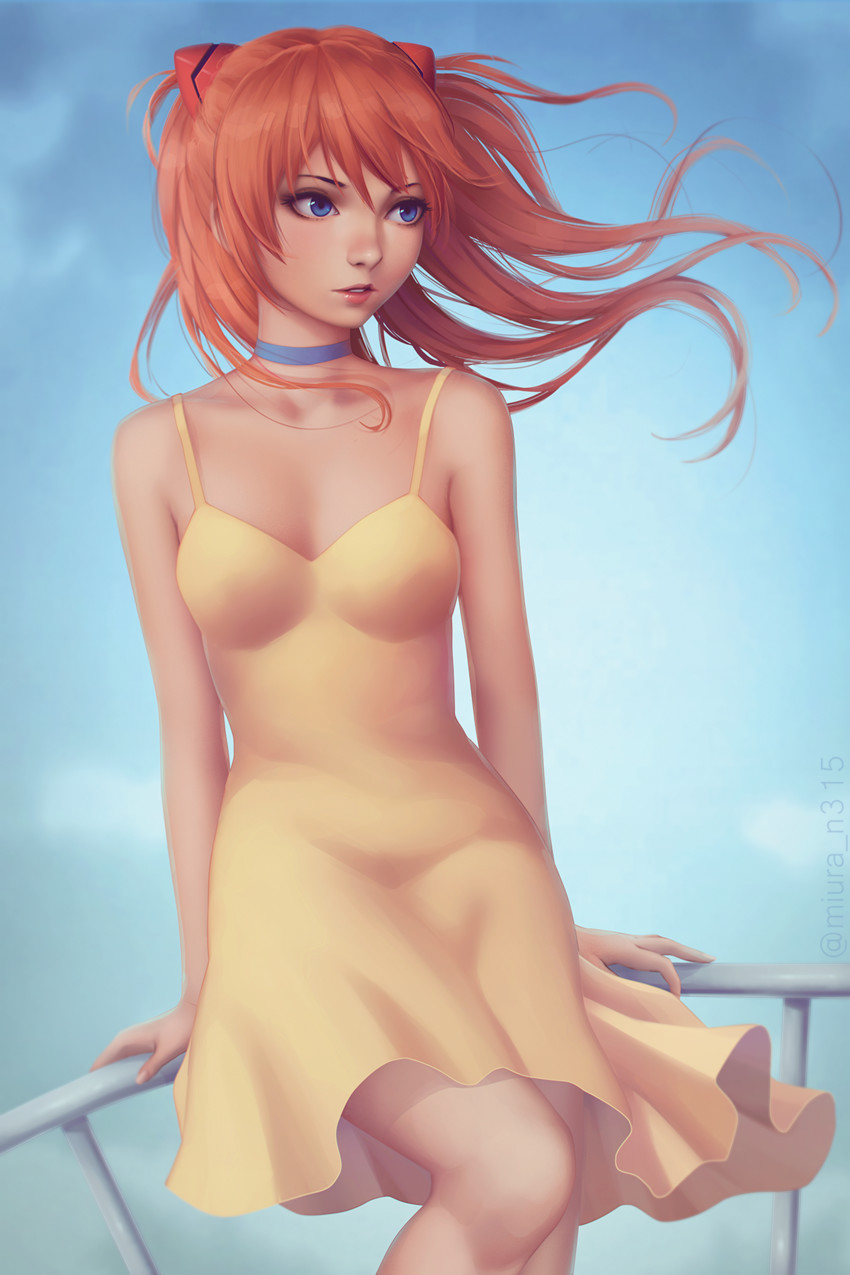 souryuu asuka langley (neon genesis evangelion and 1 more) drawn by miura-n315