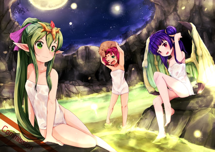 tiki, myrrh, and fae (fire emblem and 4 more) drawn by blackma_(pagus0012)