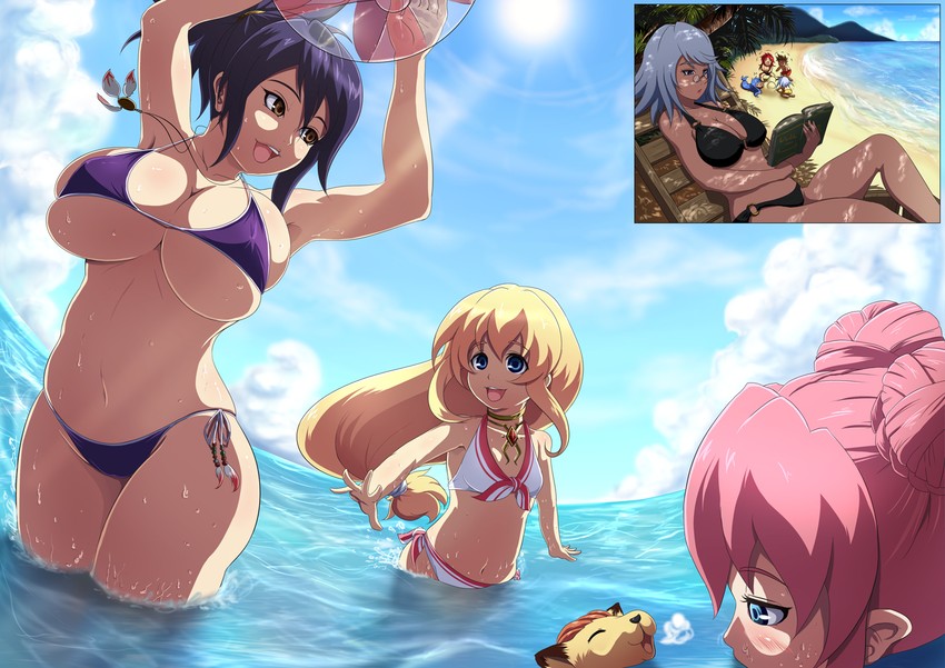 colette brunel, lloyd irving, fujibayashi sheena, presea combatir, zelos wilder, and 4 more (tales of and 1 more) drawn by homura_(haku89)