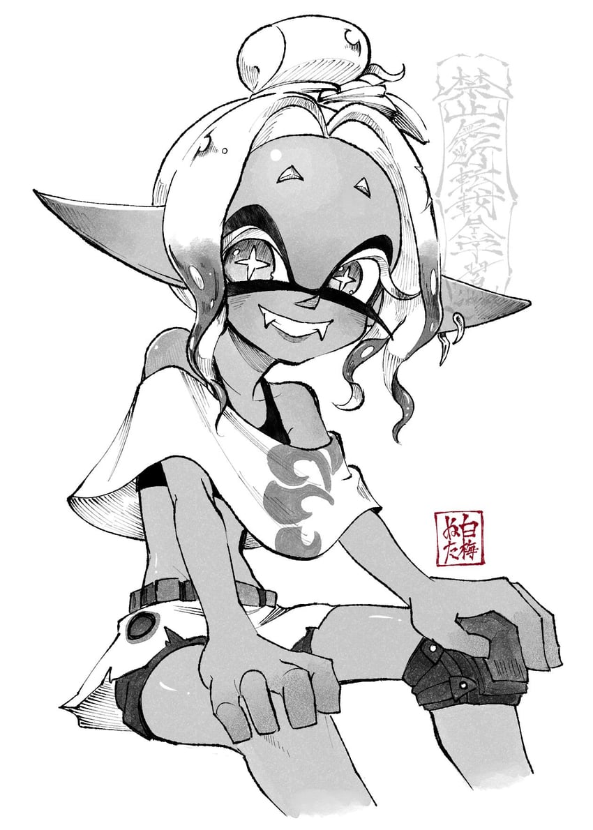 frye (splatoon and 1 more) drawn by kurotake_ihi