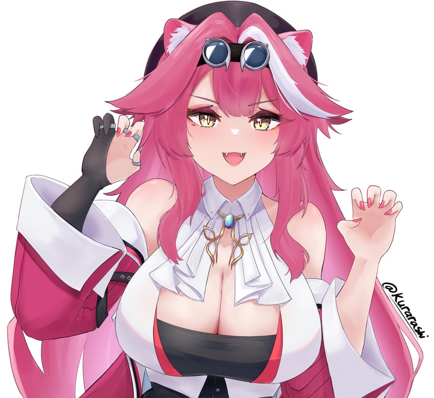 raora panthera (hololive and 1 more) drawn by kurarashi