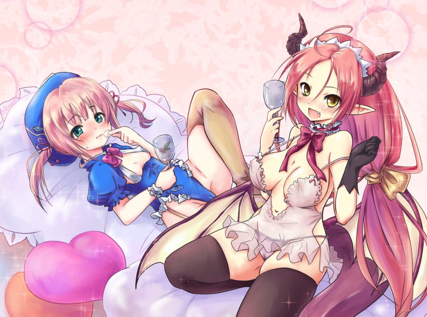christine ketoura and sharon oliva (iris mysteria!) drawn by nibokku