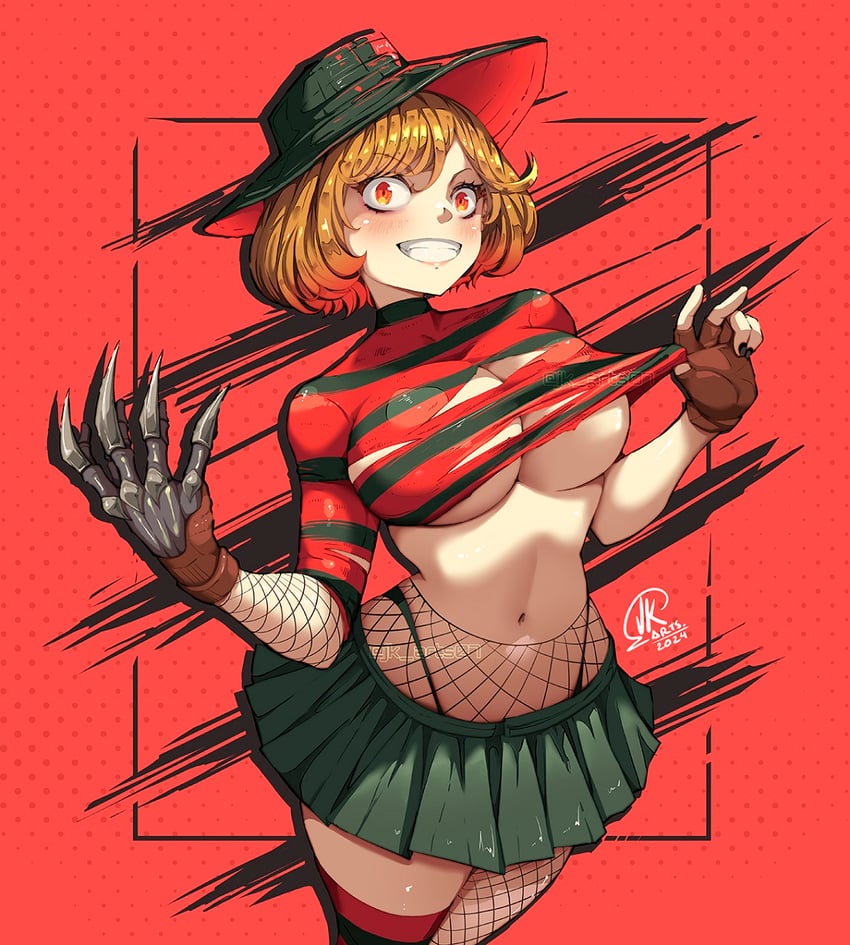 freddy krueger (a nightmare on elm street) drawn by jk_arts