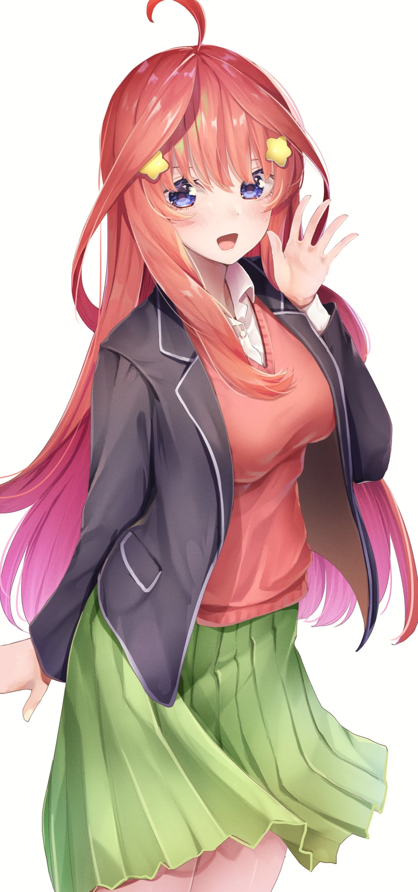 nakano itsuki (go-toubun no hanayome) drawn by yuunamida_uyu