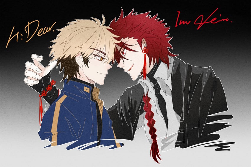 xia fei and xiao weiying (shiguang dailiren) drawn by tyrant1015