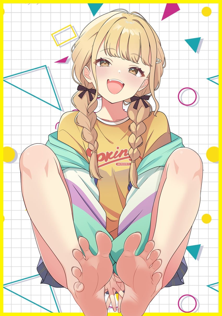 fujita kotone (idolmaster and 1 more) drawn by toxic_pter