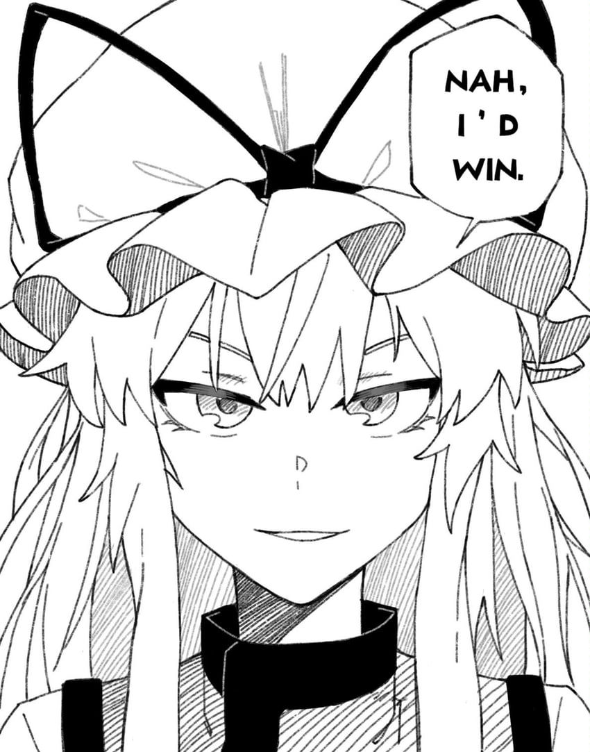 yakumo yukari (touhou and 1 more) drawn by onionmay