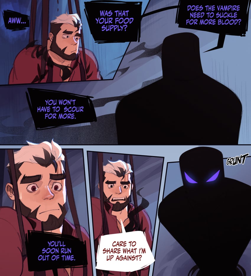 henri and death (sucking up to death) drawn by helbai