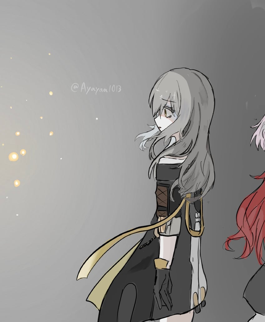 trailblazer, stelle, march 7th, and himeko (honkai and 1 more) drawn by ameyama_aya
