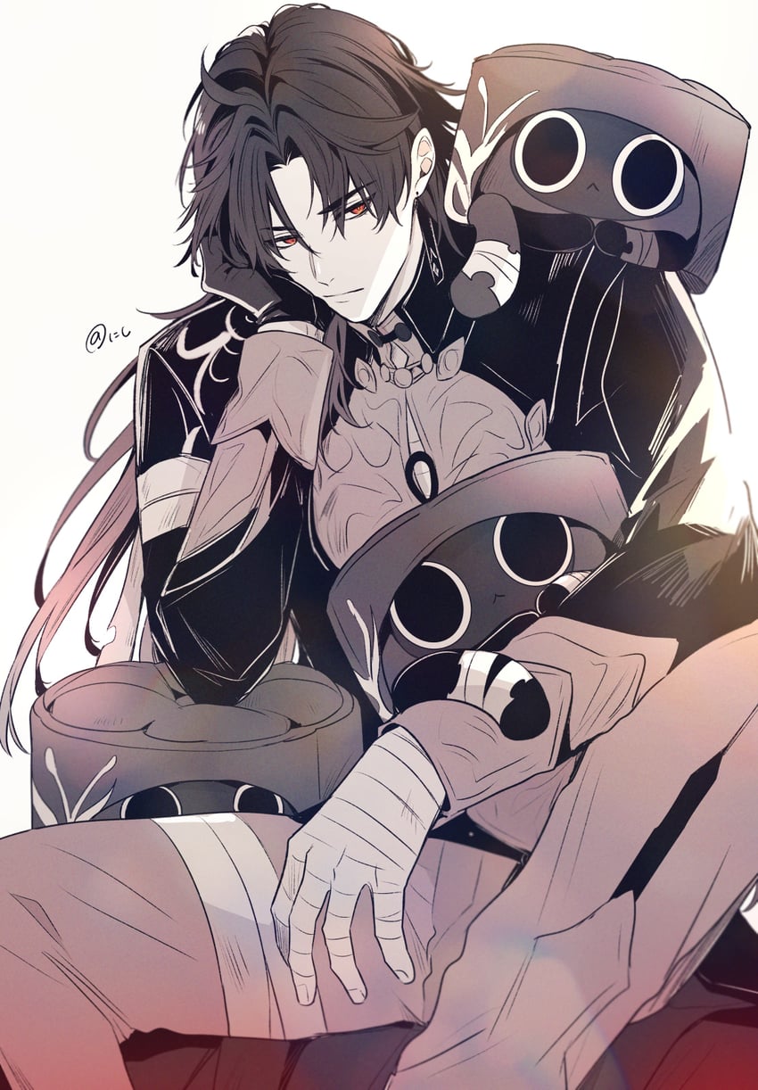 blade (honkai and 1 more) drawn by tanuki_nishi