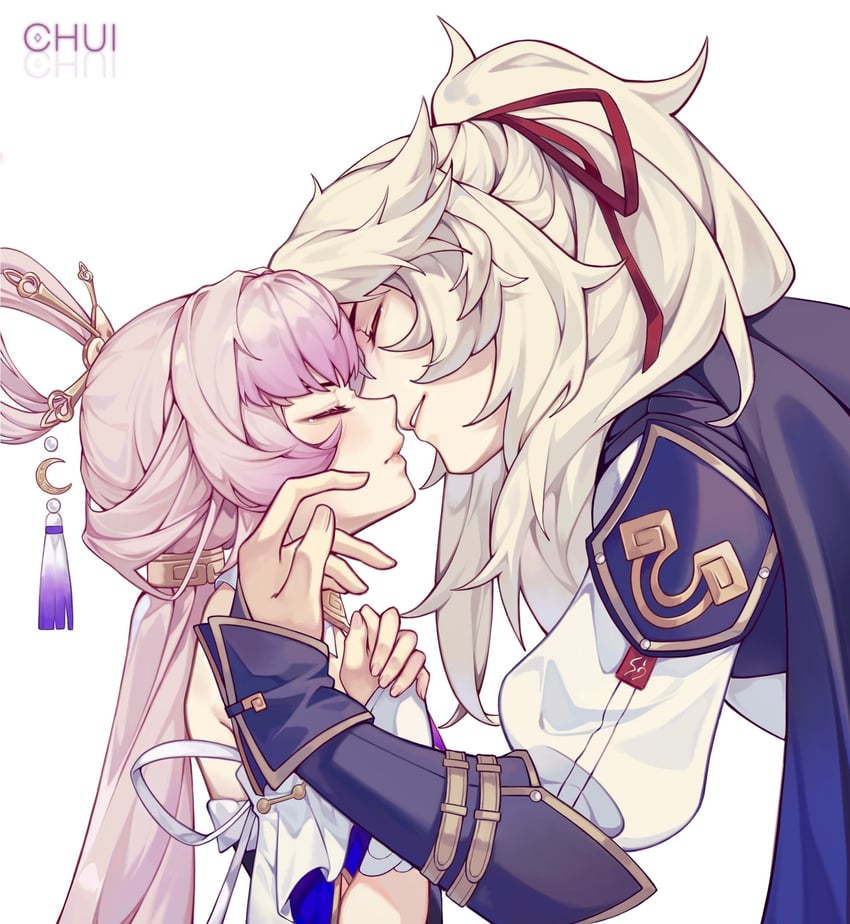 fu xuan and jing yuan (honkai and 1 more) drawn by chui_art