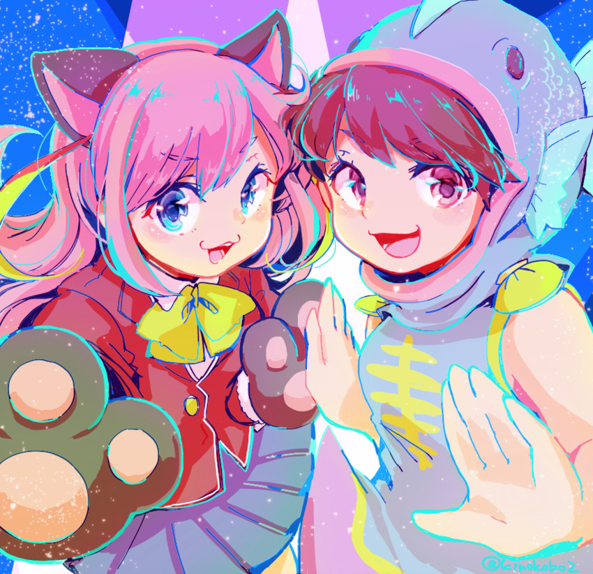 yowai totoko and hashimoto nyaa (osomatsu and 1 more) drawn by rai_(kinokobo2)