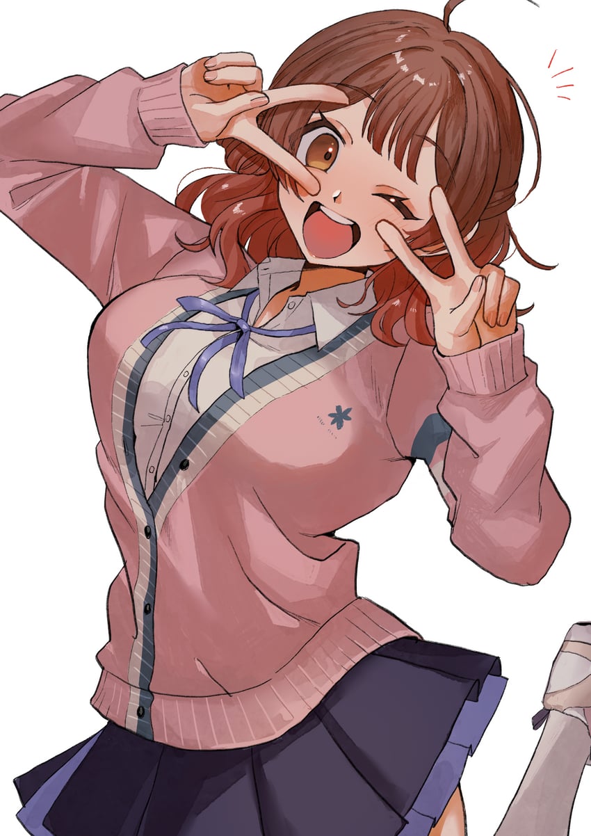 hanami ume (idolmaster and 1 more) drawn by rebanira_kaisan